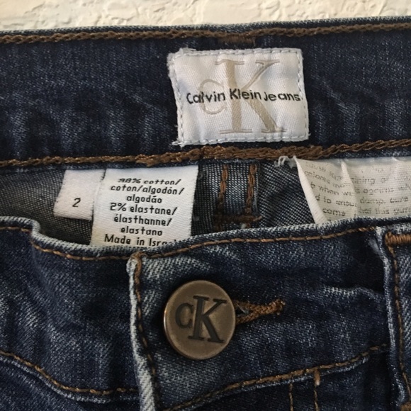 3/$20 VINTAGE CALVIN KLEIN LOW RISE MOM JEANS - Picture 2 of 3